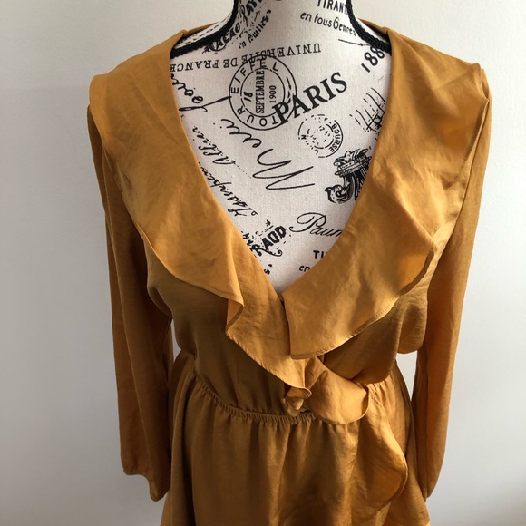 Express Mustard Dress - Picture 4 of 7
